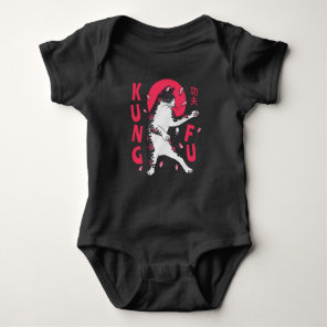 Kung Fu Cat Baby Bodysuit