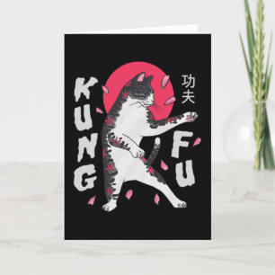 Kung Fu Cat Card