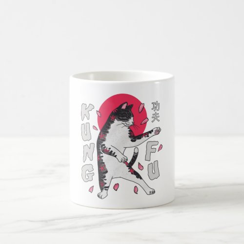 Kung Fu Cat Coffee Mug