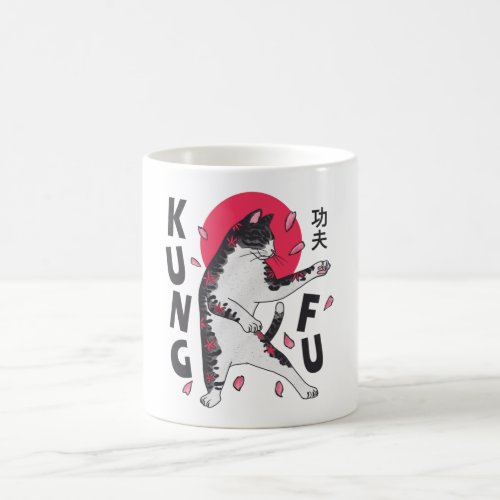 Kung Fu Cat Coffee Mug