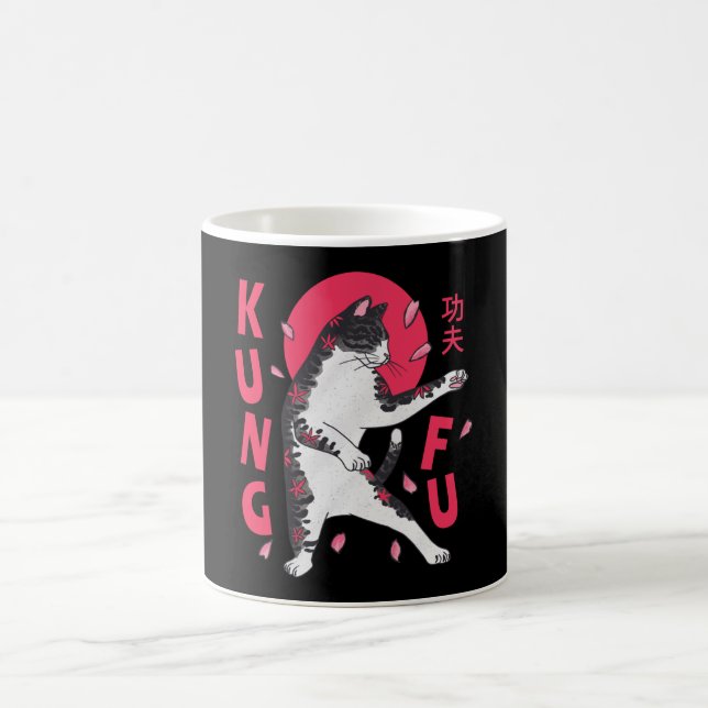 Kung Fu Cat Coffee Mug (Center)