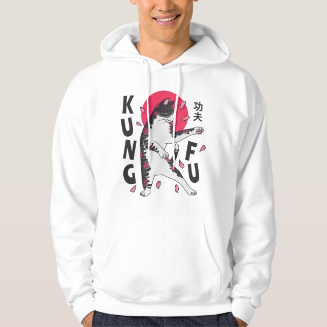 Kung Fu Cat Hoodie (Front)