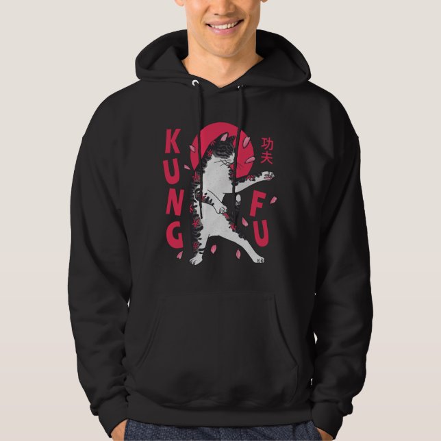 Kung Fu Cat Hoodie (Front)