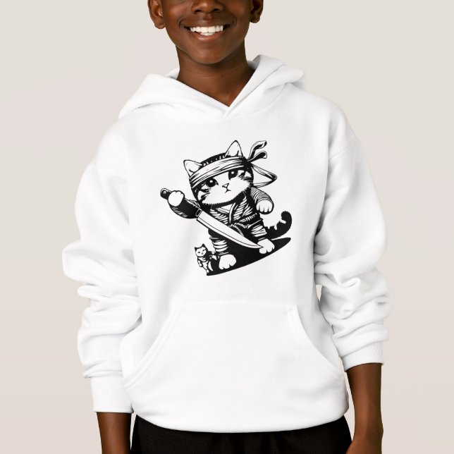 Kung Fu Cat Hoodie (Front)