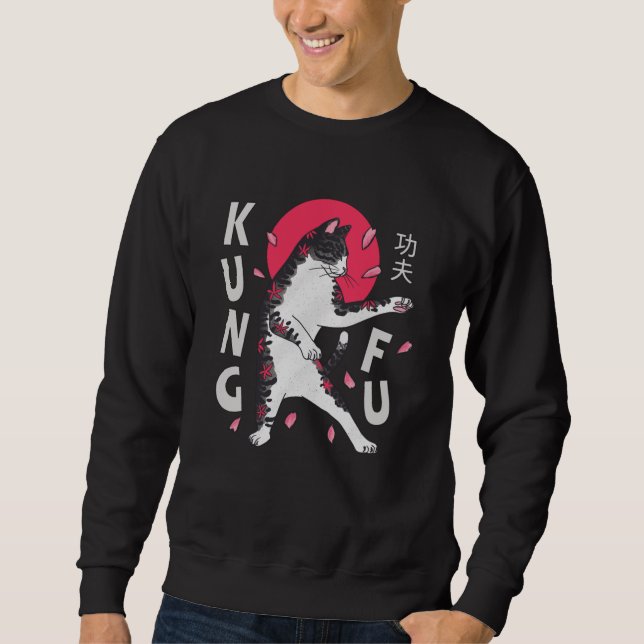 Kung Fu Cat Sweatshirt (Front)