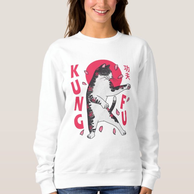 Kung Fu Cat Sweatshirt (Front)