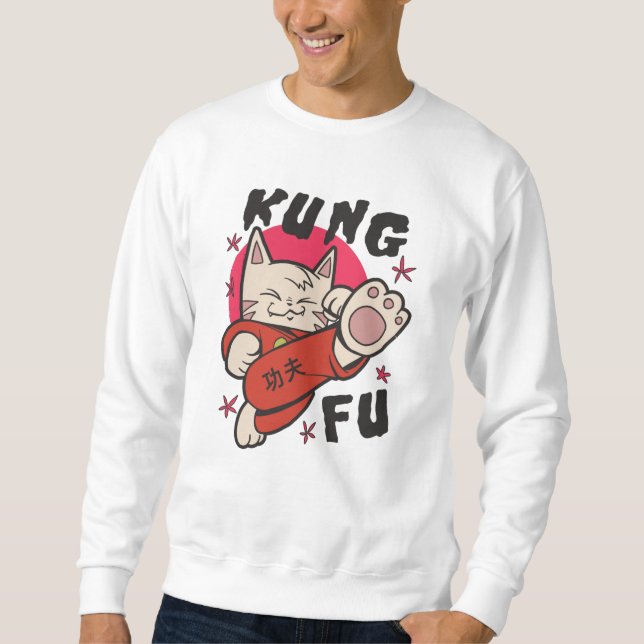 Kung Fu Cat Sweatshirt (Front)