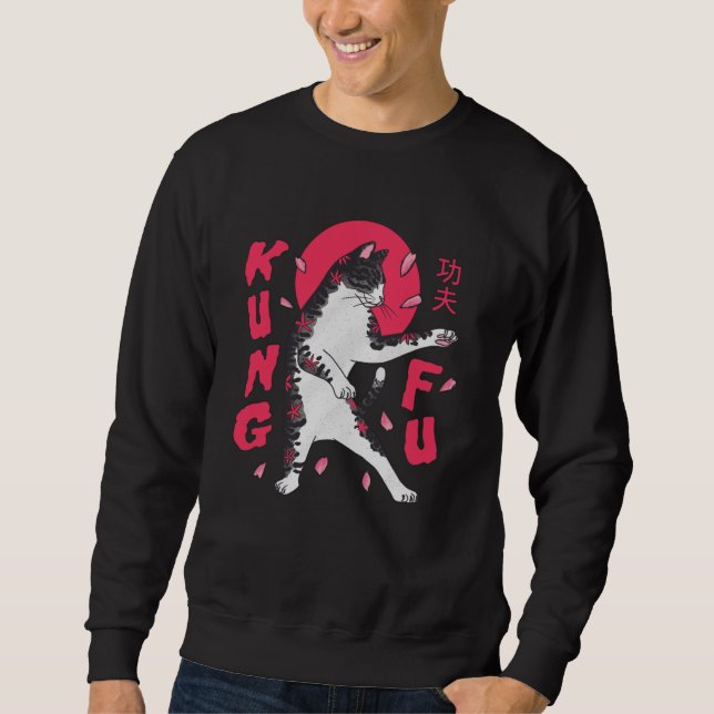 Kung Fu Cat Sweatshirt (Front)