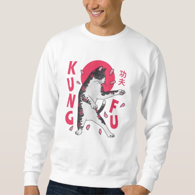 Kung Fu Cat Sweatshirt (Front)