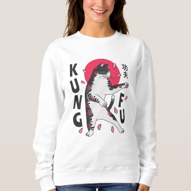 Kung Fu Cat Sweatshirt (Front)