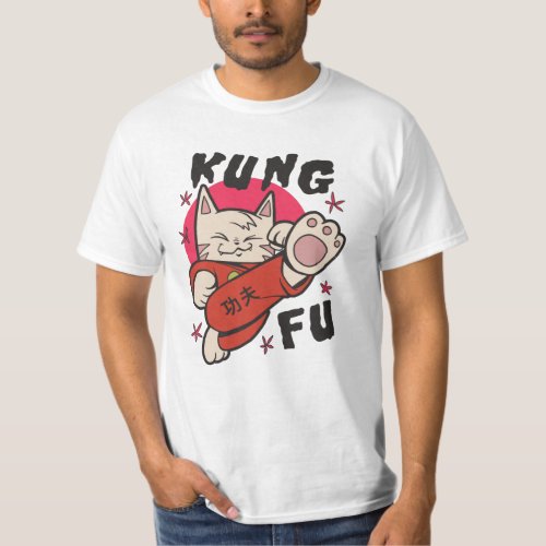 Kung Fu Cat T_Shirt