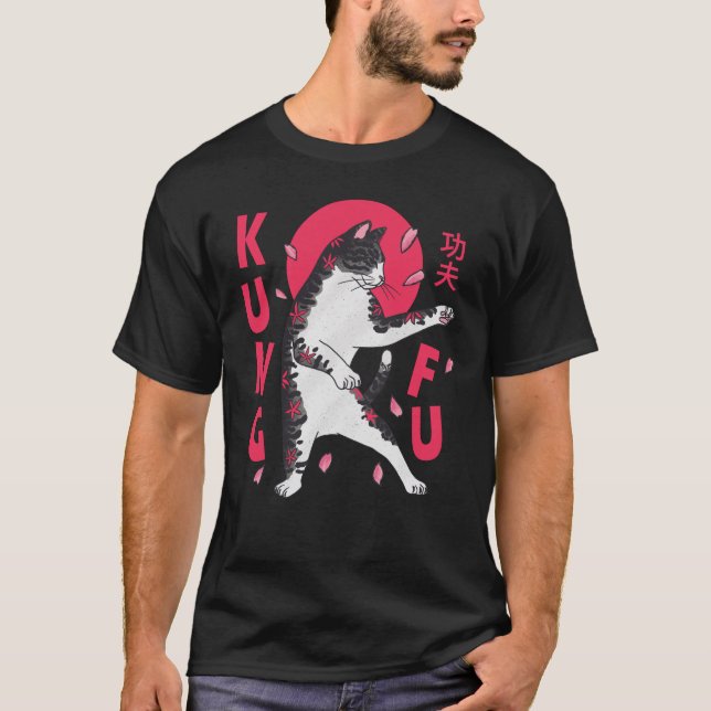 Kung Fu Cat T-Shirt (Front)