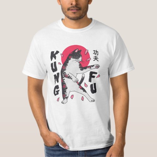 Kung Fu Cat T_Shirt