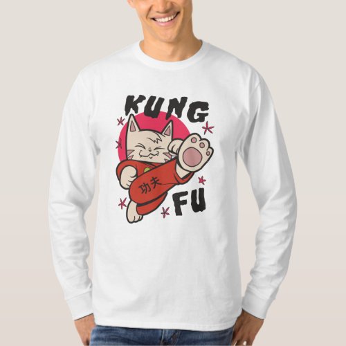 Kung Fu Cat T_Shirt