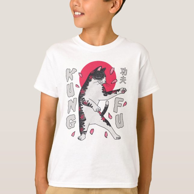 Kung Fu Cat T-Shirt (Front)
