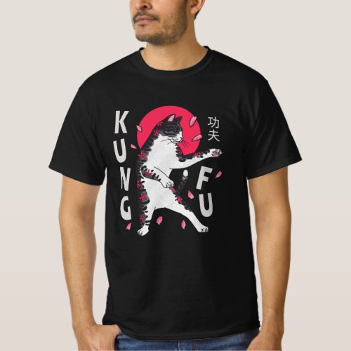 Kung Fu Cat T_Shirt