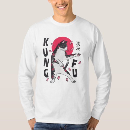 Kung Fu Cat T_Shirt