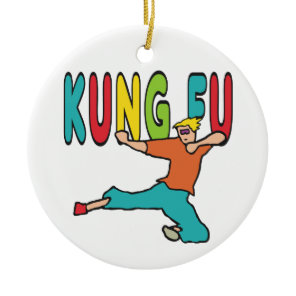 Kung Fu Ceramic Ornament