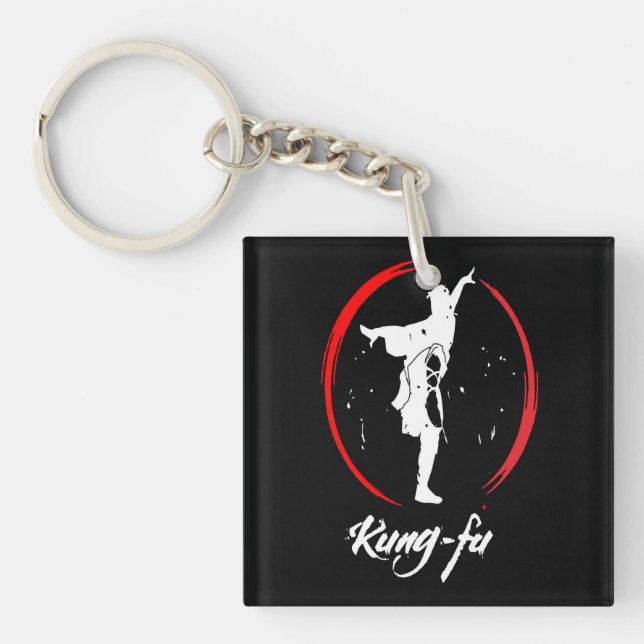 Kung fu design keychain (Front)
