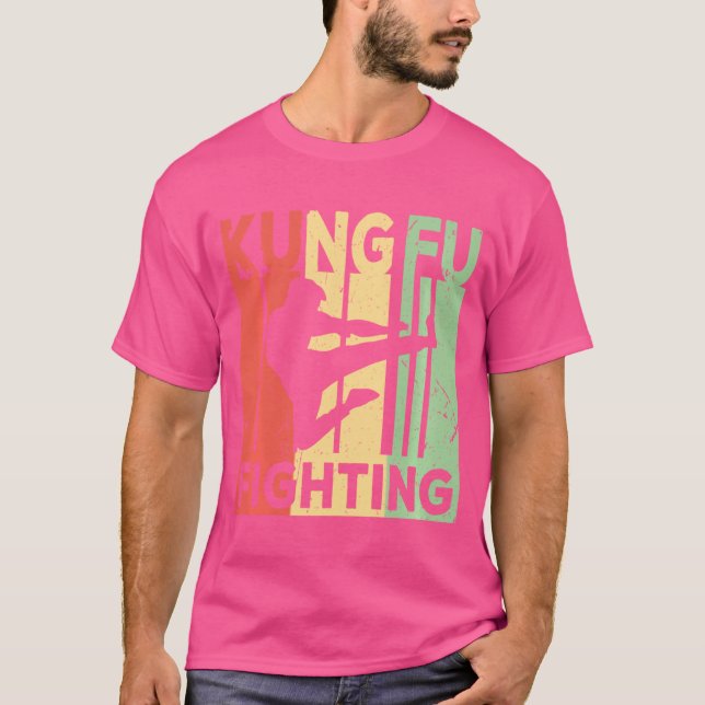 Kung Fu Fighting Vintage T-Shirt (Front)