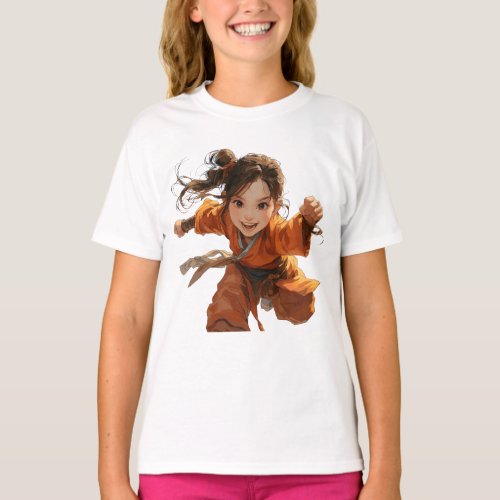 Kung Fu Girl T_Shirt