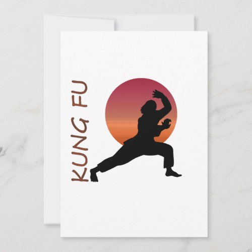 Kung fu invitation