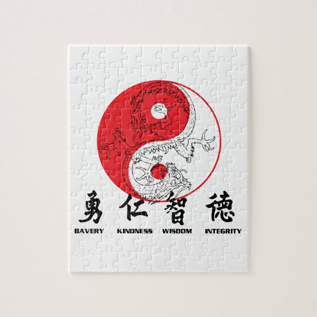 Kung Fu Jigsaw Puzzle (Vertical)