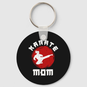 Kung Fu Karate Mom Black Belt Martial Arts Expert Keychain