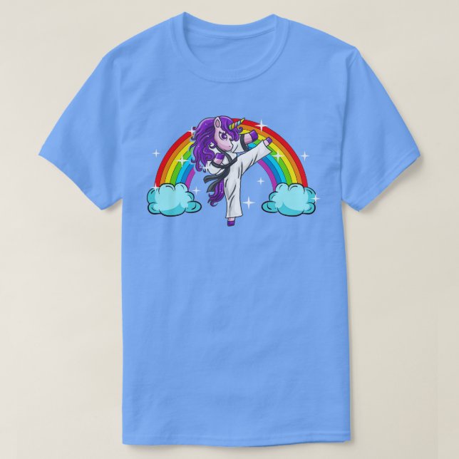 Kung Fu Karate Unicorn Martial Arts MMA T-Shirt (Design Front)