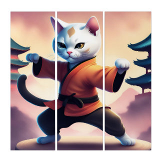 Kung Fu Kitty Scout Wall Art