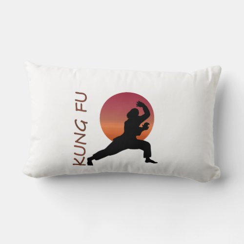 Kung fu lumbar pillow