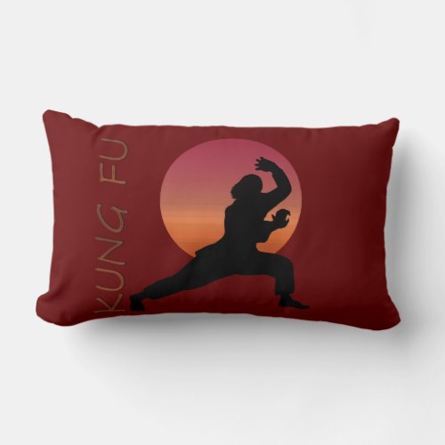 Kung fu lumbar pillow