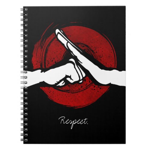 Kung Fu _ Martial Arts salute Notebook