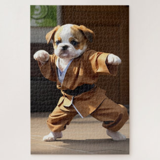 kung-fu master puppies jigsaw puzzle