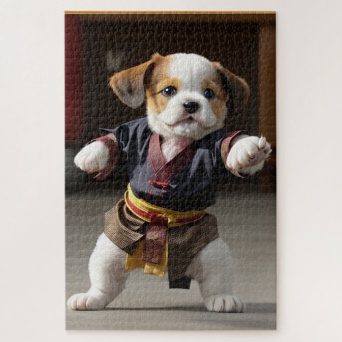 kung_fu master puppies jigsaw puzzle