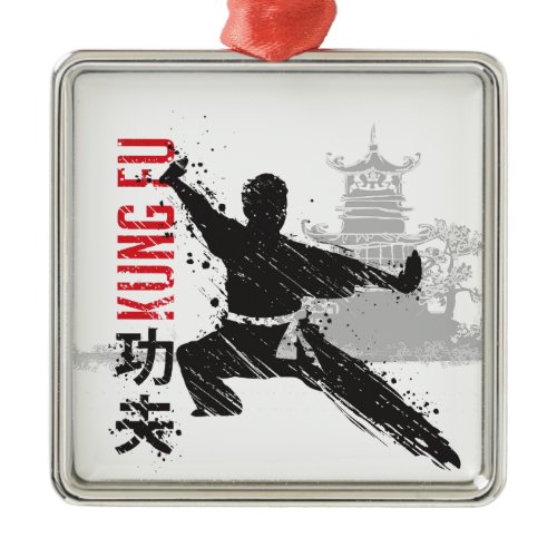 Kung Fu Metal Ornament