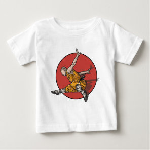 Kung Fu Ninja Master Baby T-Shirt