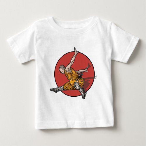 Kung Fu Ninja Master Baby T_Shirt