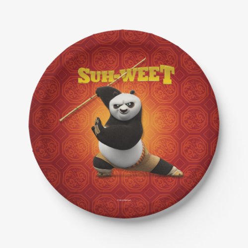 Kung Fu Panda  Po Warrior Birthday Paper Plates