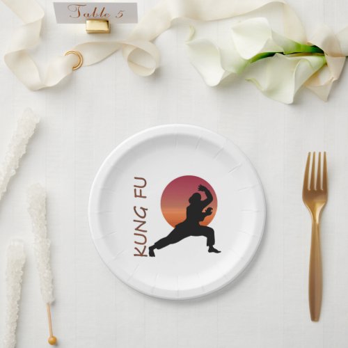 Kung fu paper plates