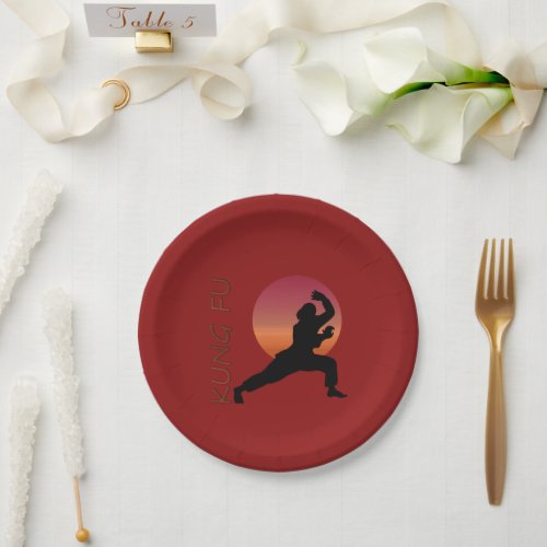 Kung fu paper plates
