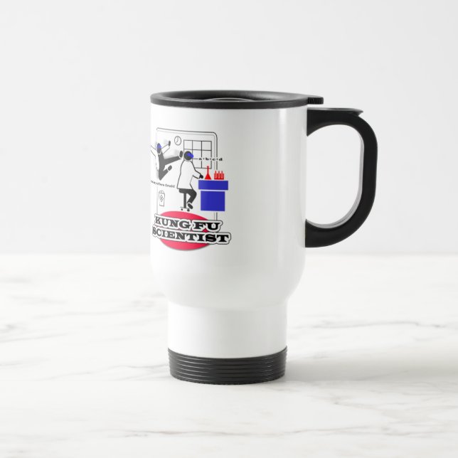 Kung Fu Scientist Travel Mug (Right)