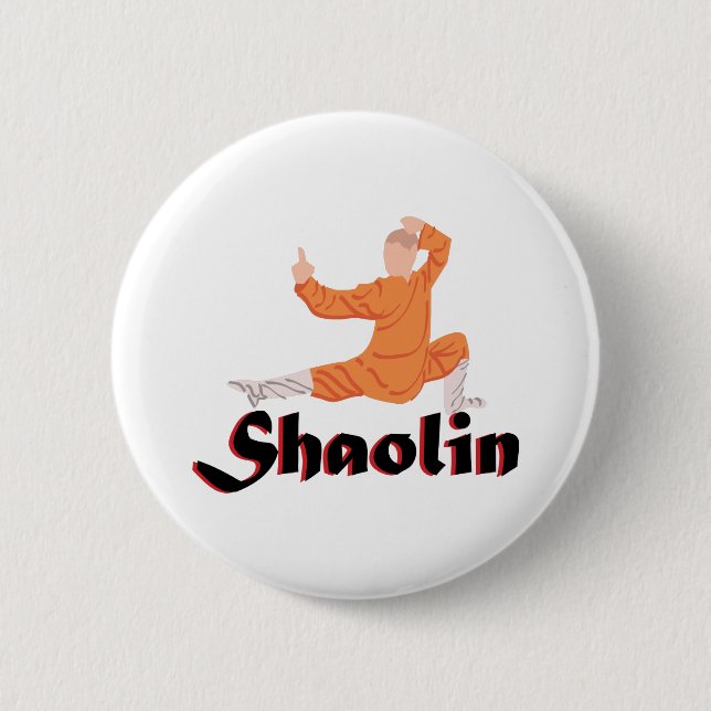 Kung Fu Shaolin Button (Front)