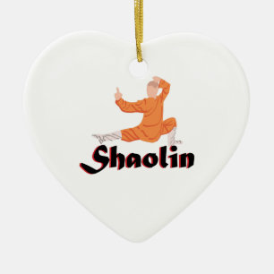 Kung Fu Shaolin Ceramic Ornament