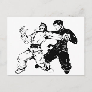 KUNG FU SWEEP POSTCARD