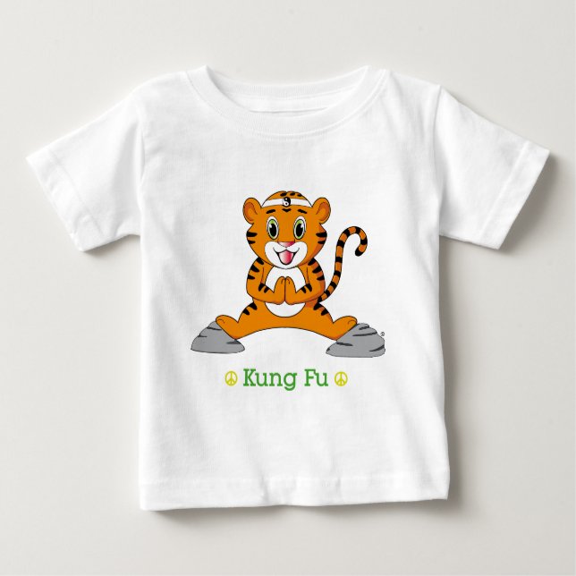 Kung Fu Tiger™ Clothing Baby T-Shirt (Front)