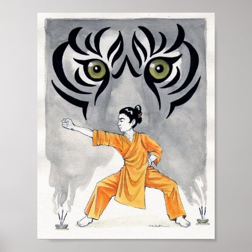 Kung Fu Tiger Poster