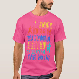 Kung Fu Uniform Jiu Jitsu Taekwondo T-Shirt