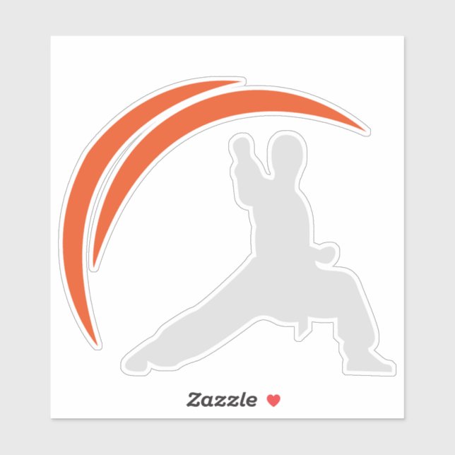 Kung Fu Wushu Martial Arts Sticker (Sheet)