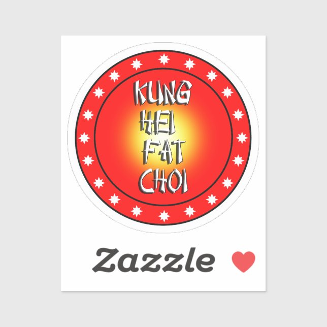 Kung Hei  Fat Choi Sticker (Sheet)